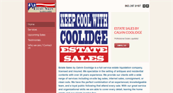 Desktop Screenshot of coolidgeestatesales.com